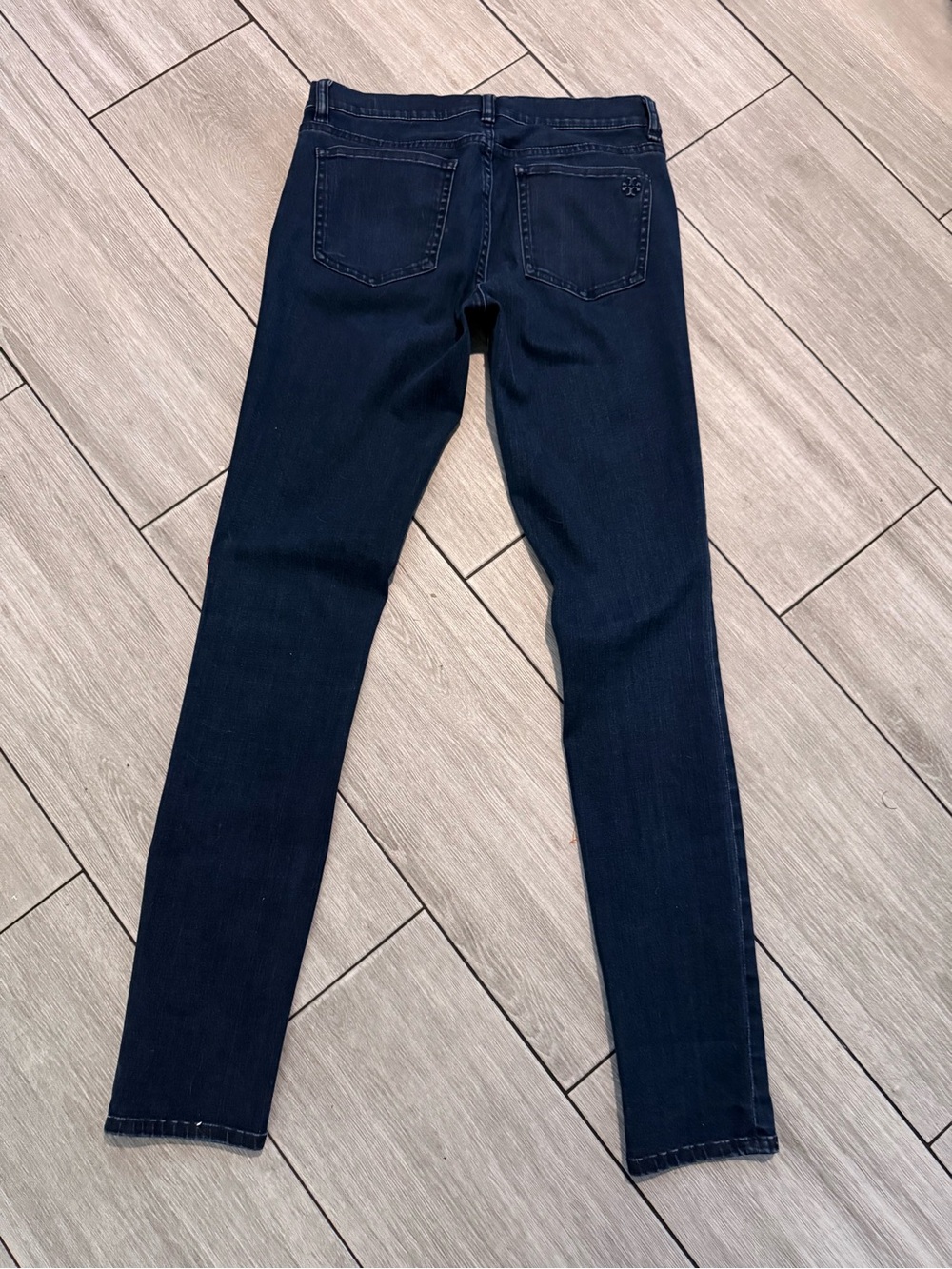 Tory Burch Navy Skinny Jeans